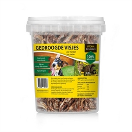 GEDROOGDE VISJES VOOR HOND EN KAT 1,2 LTR