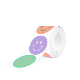 Stickers | Multi - Smiley Colour | 12 stuks