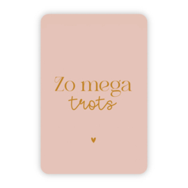 Enkele kaart | zo mega trots!