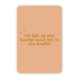 Enkele kaart | Knuffel