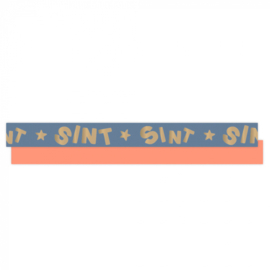 Sint | Lint Blauw/Goud/Roze