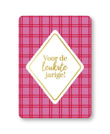 Enkele kaart | Voor de leukste jarige