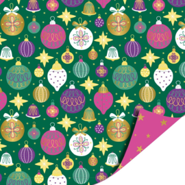 X-mas | Christmas ornaments green | 50 cm