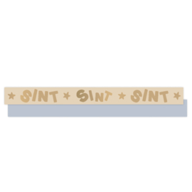 Sint | Lint Beige/Goud/Lichtblauw