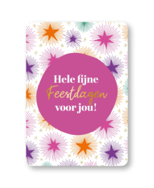 Kerstkaart | Hele fijne feestdagen voor jou