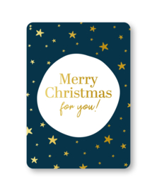 Kerstkaart |   Merry Christmas for you
