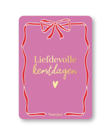 Kerstkaart | Liefdevolle kerstdagen