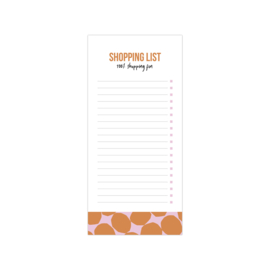 Notitieboekje | Shopping list
