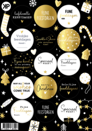 Kerst | Stickervel  luxe