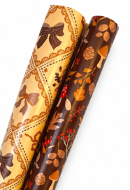 Cadeaupapier | Herfst duo | 2 x 50 cm