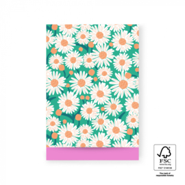 Cadeauzakjes | Daisy Bright Green - 17x25 cm