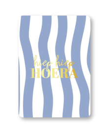 Enkele kaart | Hiep hiep hoera (waves)