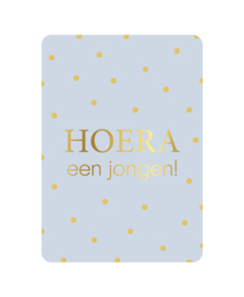 Enkele kaart | Hoera een jongen!