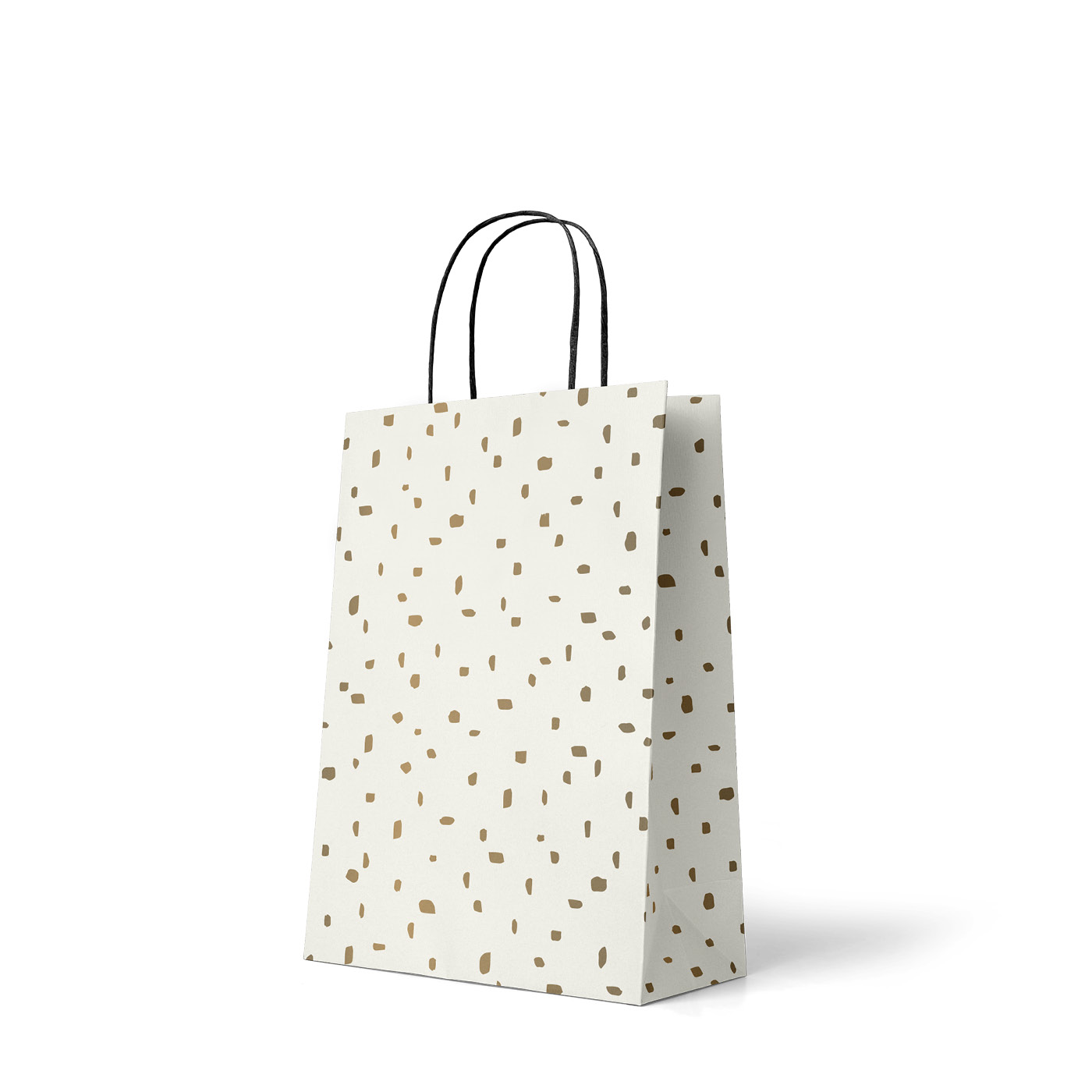 Cadeautasje | Wit / Goud S