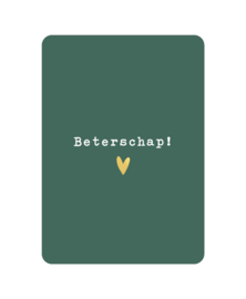 Enkele kaart | Beterschap groen