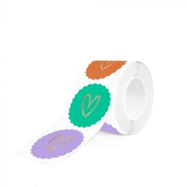 Stickers | Heart Gold - Intense | 12 stuks