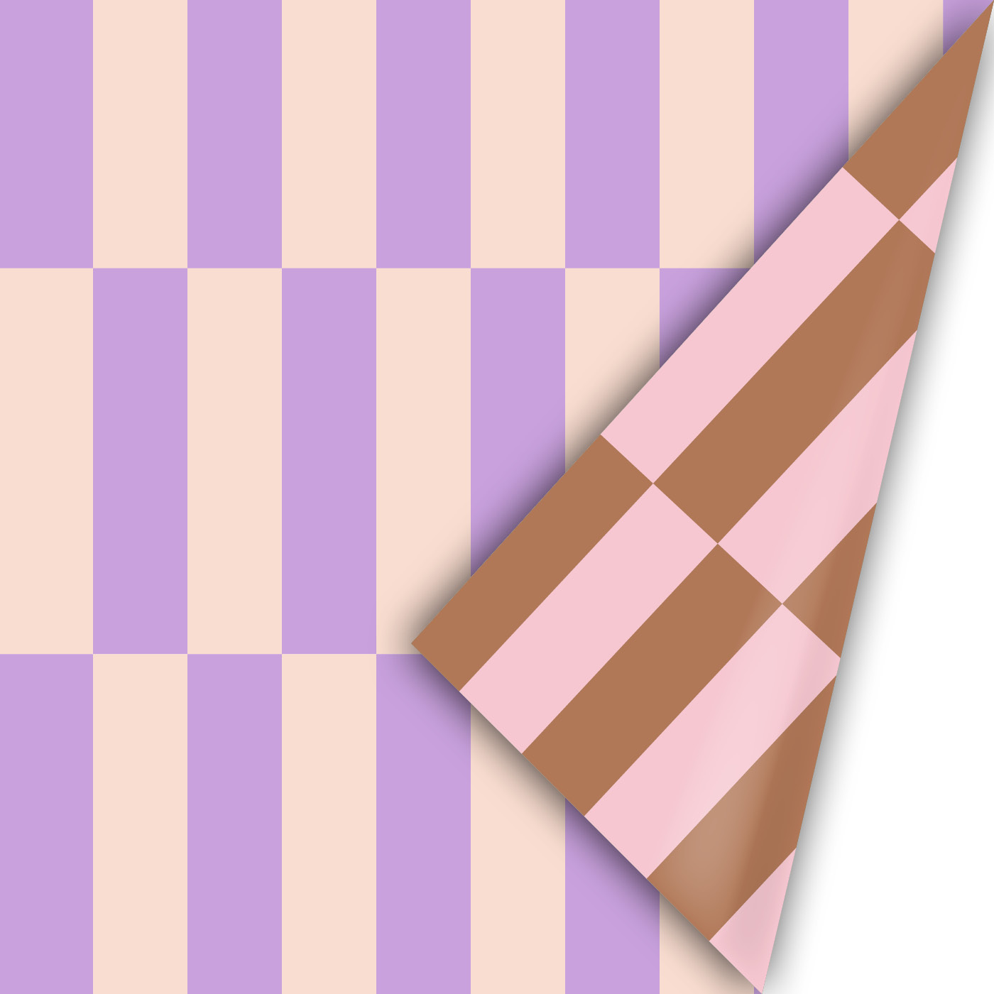 Cadeaupapier | Color blocking Duotone | 50 cm