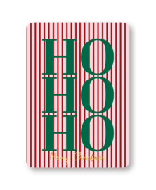 Kerstkaart | Ho Ho Ho Merry Christmas