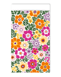 Cadeauzakjes | Summer Flowers | 17x25 cm | 5 stuks