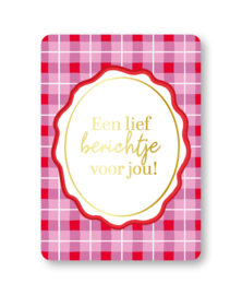 Enkele kaart | Een lief berichtje voor jou
