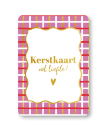 Kerstkaart | Kerstkaart vol liefde