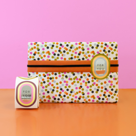 Cadeaupapier | Small Confetti - Orange