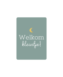 Mini kaart | Welkom kleintje