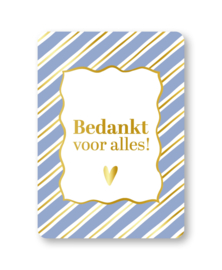 Enkele kaart | Bedankt voor alles