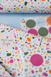 Cadeaupapier | Terrazzo roze
