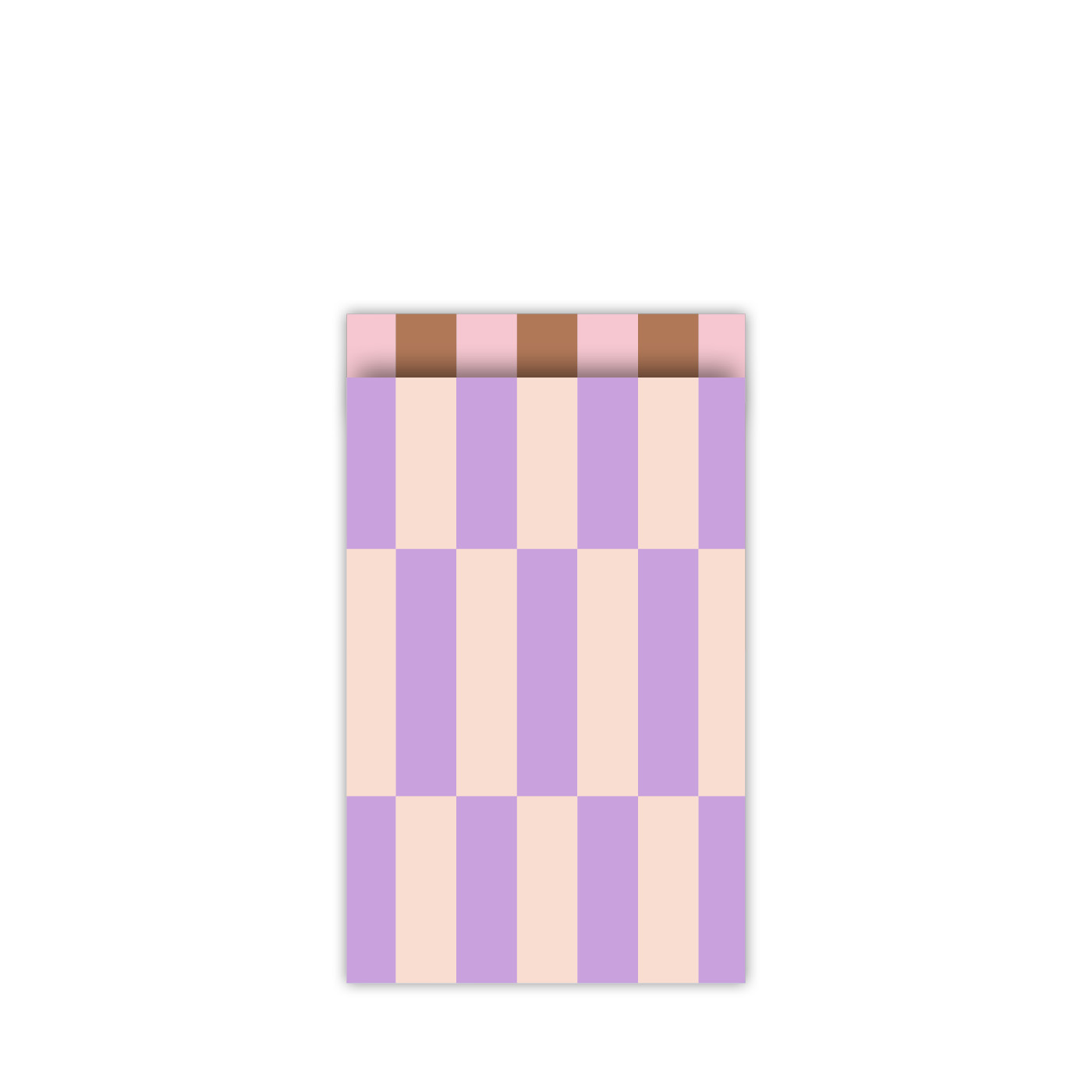 Cadeauzakje |  Colorblocking Duotone - Paars  - 12 x 19 cm