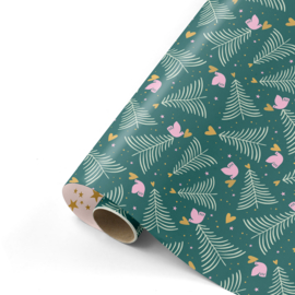 X-mas | Peaceful Pines Groen | 50 cm