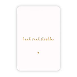 Enkele kaart | heel veel sterkte