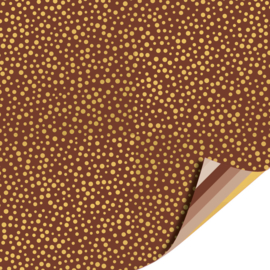 Cadeaupapier | Luxury dots mokka