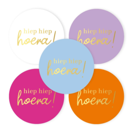 Stickers | Hiep hiep hoera! (2) | 10 stuks