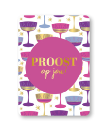 Enkele kaart | Proost op jou (glazen)