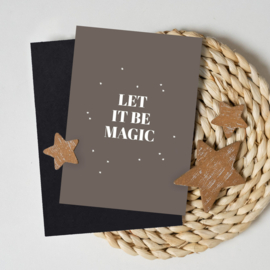 Kerstkaart | Let it be magic