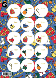 Sint | Stickervel Sinterklaas pret