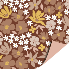 Cadeaupapier | Mokka flowers
