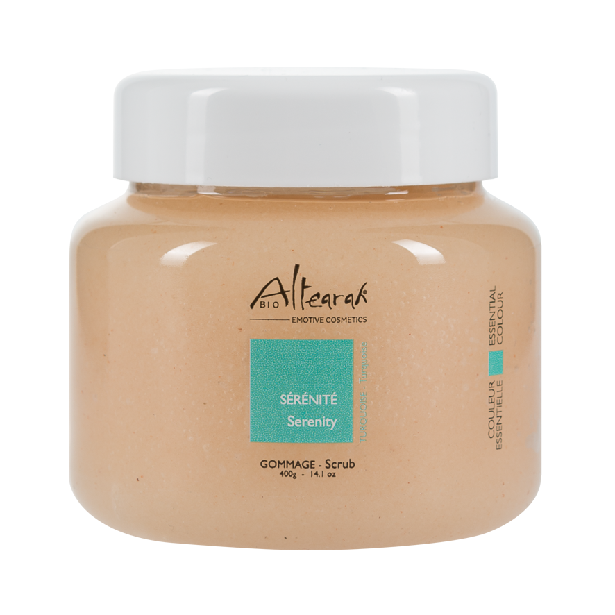 Himalayazout & olie bodyscrub (Turquoise) Serenity  400gr.