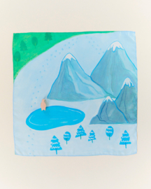 Sarah's Silks - Speelzijde Playmap | Sneeuw | Mini