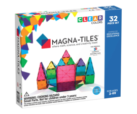 Magna-Tiles - Clear Colors | 32 stuks