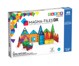 Magna-Tiles - Clear Colors | 48 stuks Deluxe set