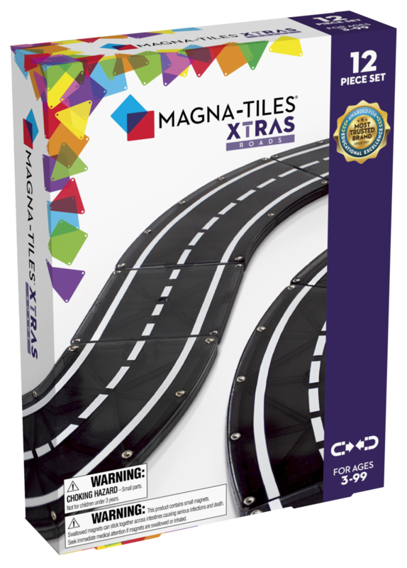 Magna-Tiles - XTRAS Roads | 12 Stuks