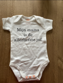 Rompertje mijn mama is de allerliefste juf