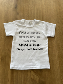 Oma zeej nog