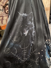Rok digitale print Wolf. Levertijd  na juli 2025
