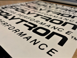 2 x Polytron Race Performance sticker