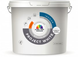 Global Paint PROJECT WHITE Matt 10 liter (Staffelkorting)