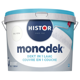 Histor Monodek Muurverf Ral 9016 10 liter