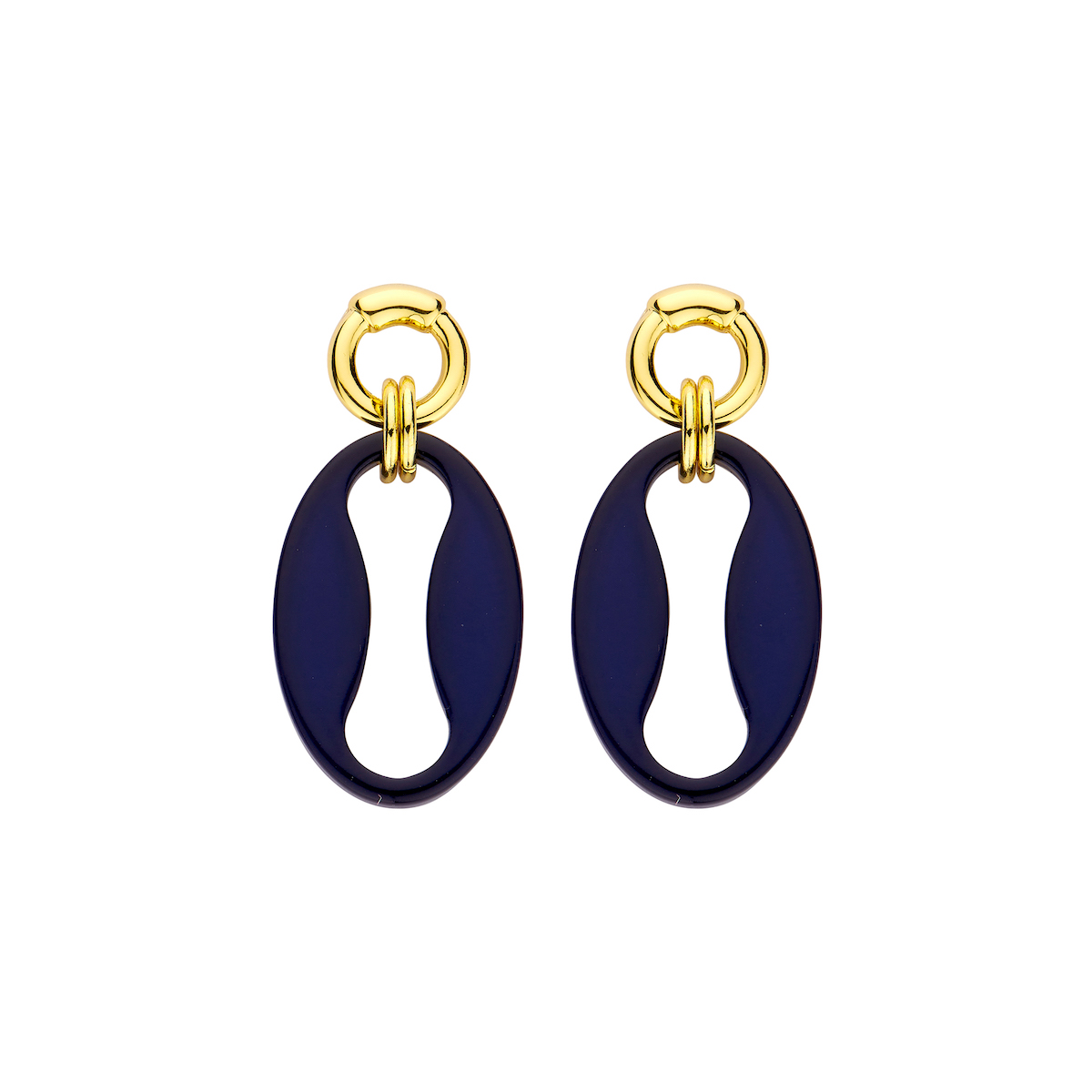 DALON oorbellen donkerblauw